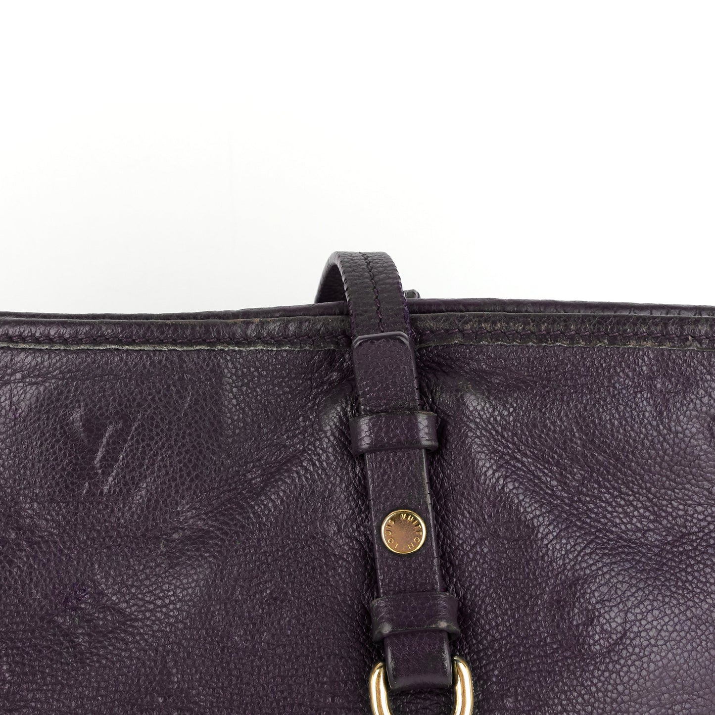 Louis Vuitto Citadine Monogram Empreinte Leather Tote Bag