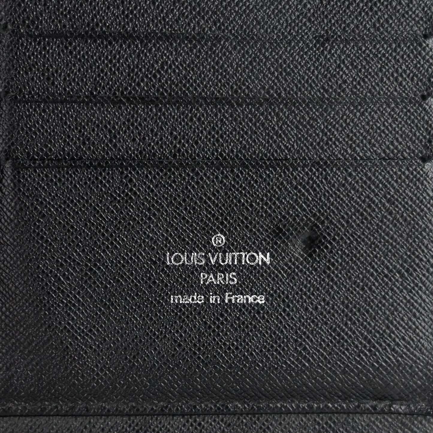 Louis Vuitto Travel Black Epi Leather Organizer
