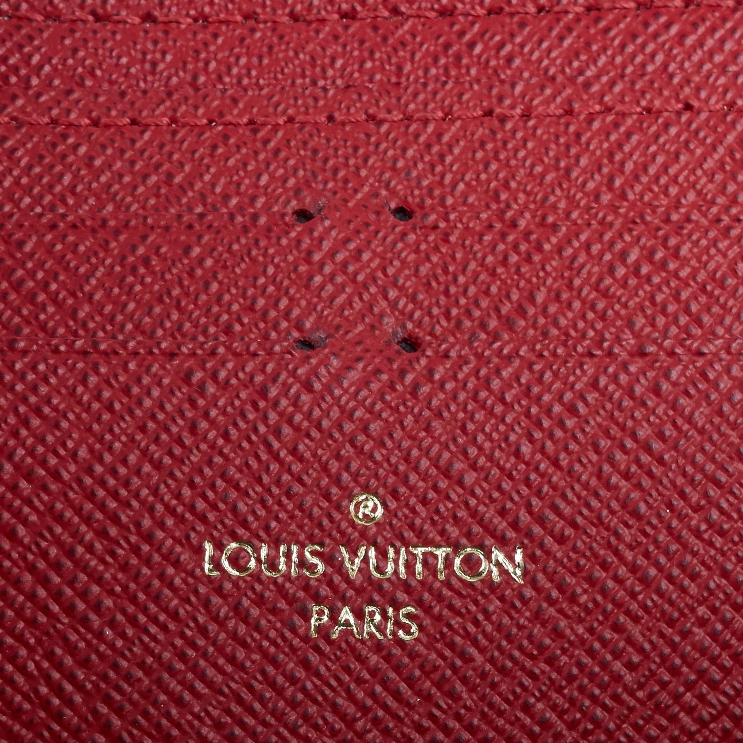 Louis Vuitto ClÃ©mence Damier Ebene Canvas Wallet