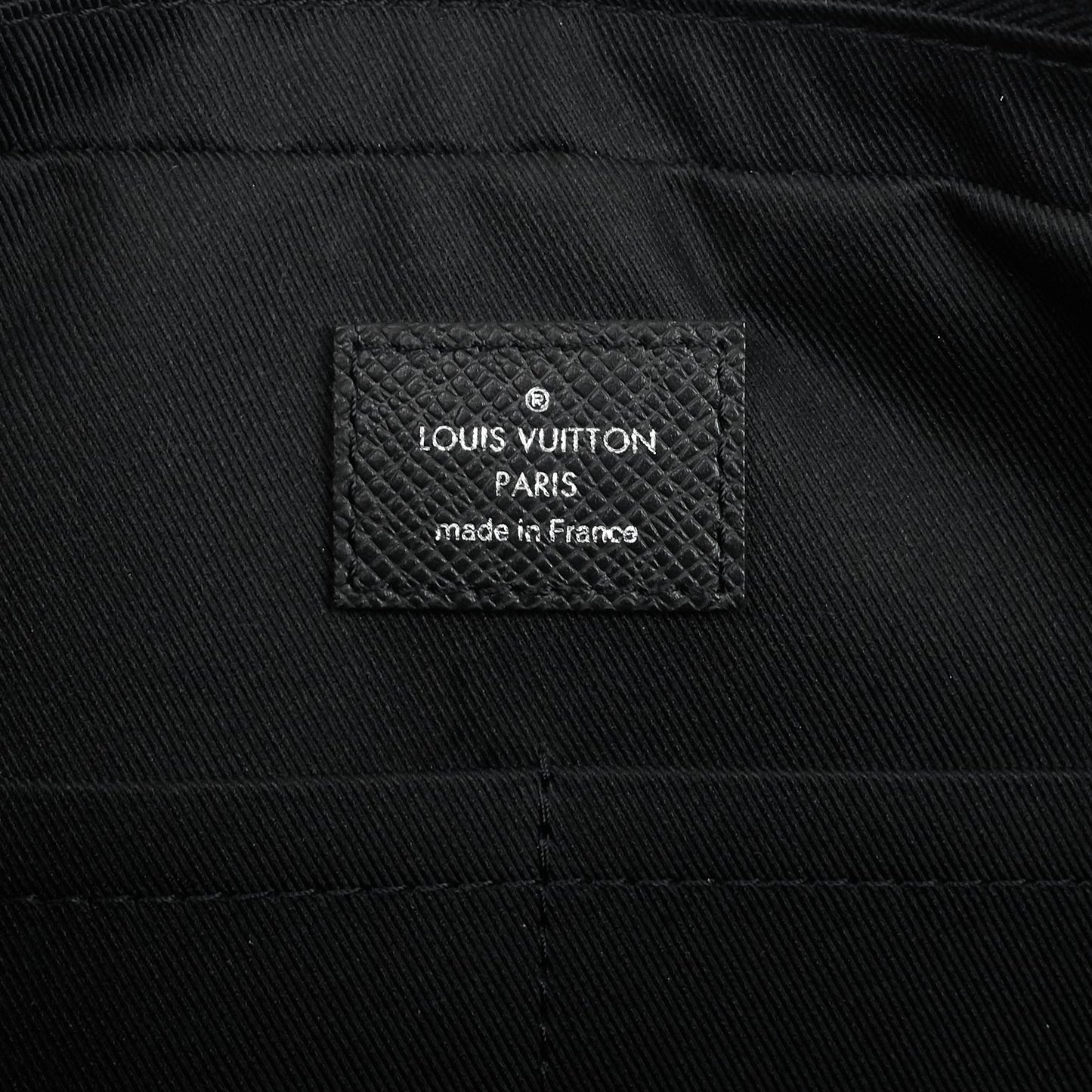 Louis Vuitto Porte-Documents Voyage PM Taiga Leather Briefcase Bag