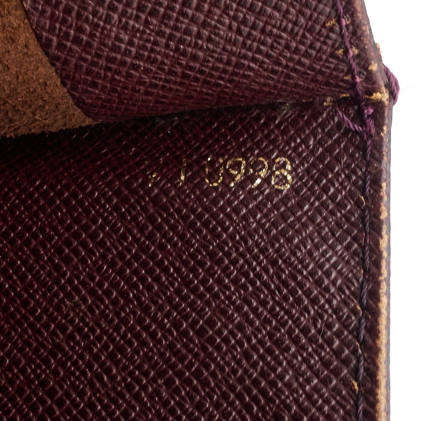 Louis Vuitto Serviette Kourad Taiga Leather Briefcase Bag