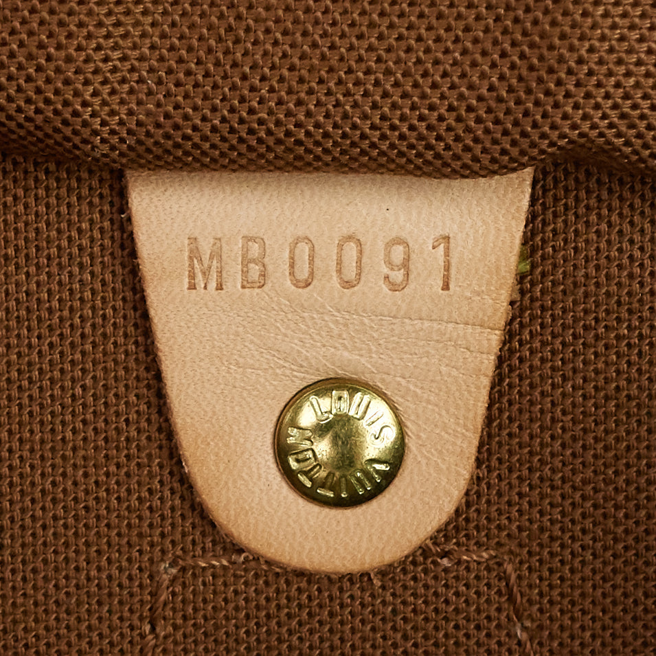 Louis Vuitto Speedy 35 Monogram Canvas Bag