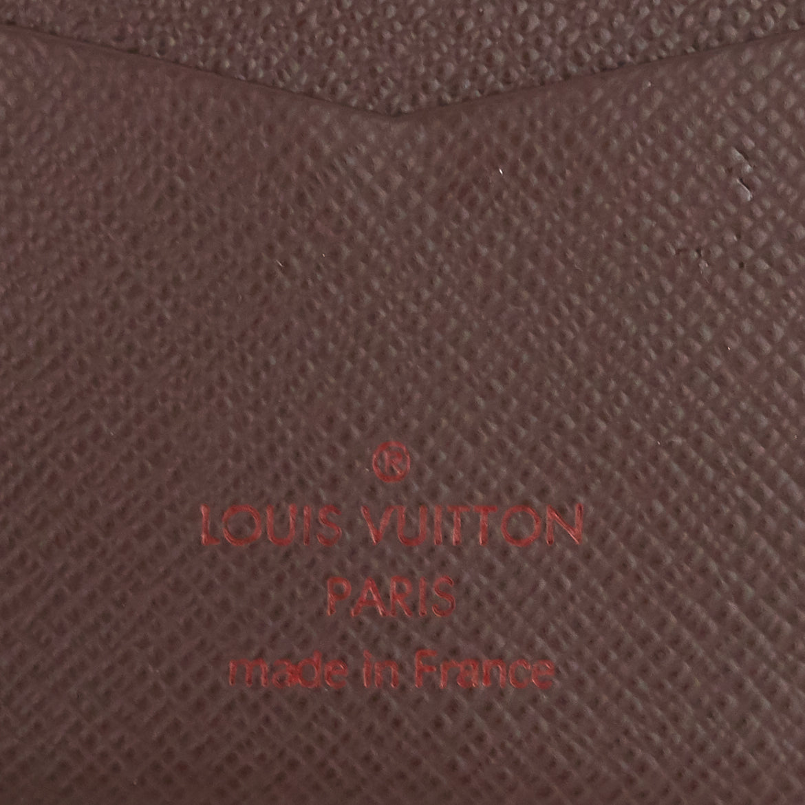 Louis Vuitto Damier Ebene Canvas Pocket Organizer