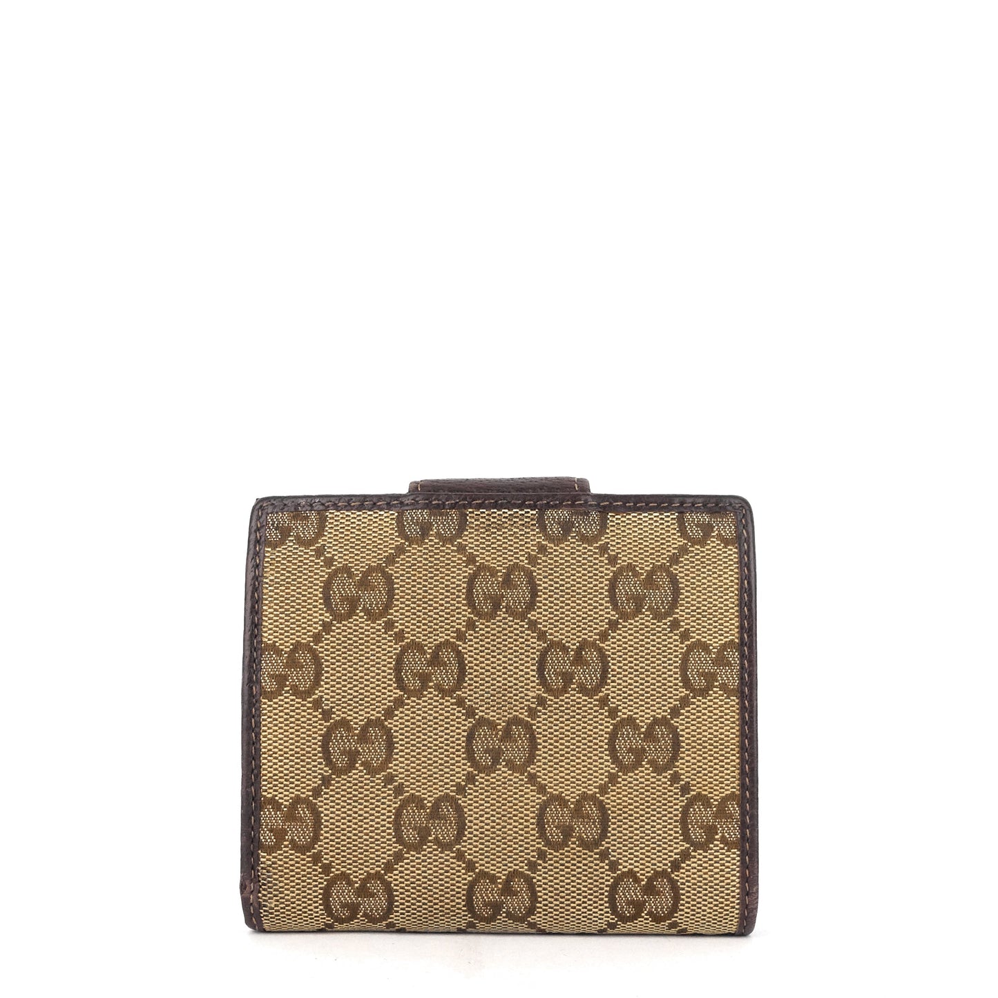 Gucci GG Canvas D-Ring Compact Wallet