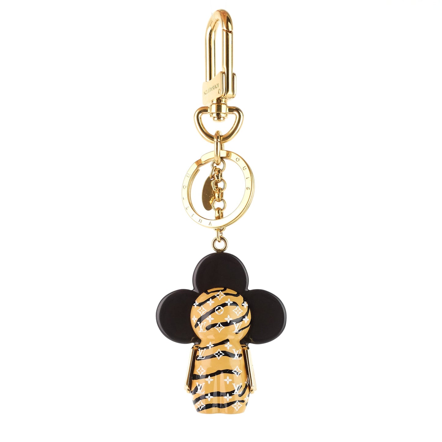 Louis Vuitto Vivienne Monogram Jungle/Animal Print Key Ring