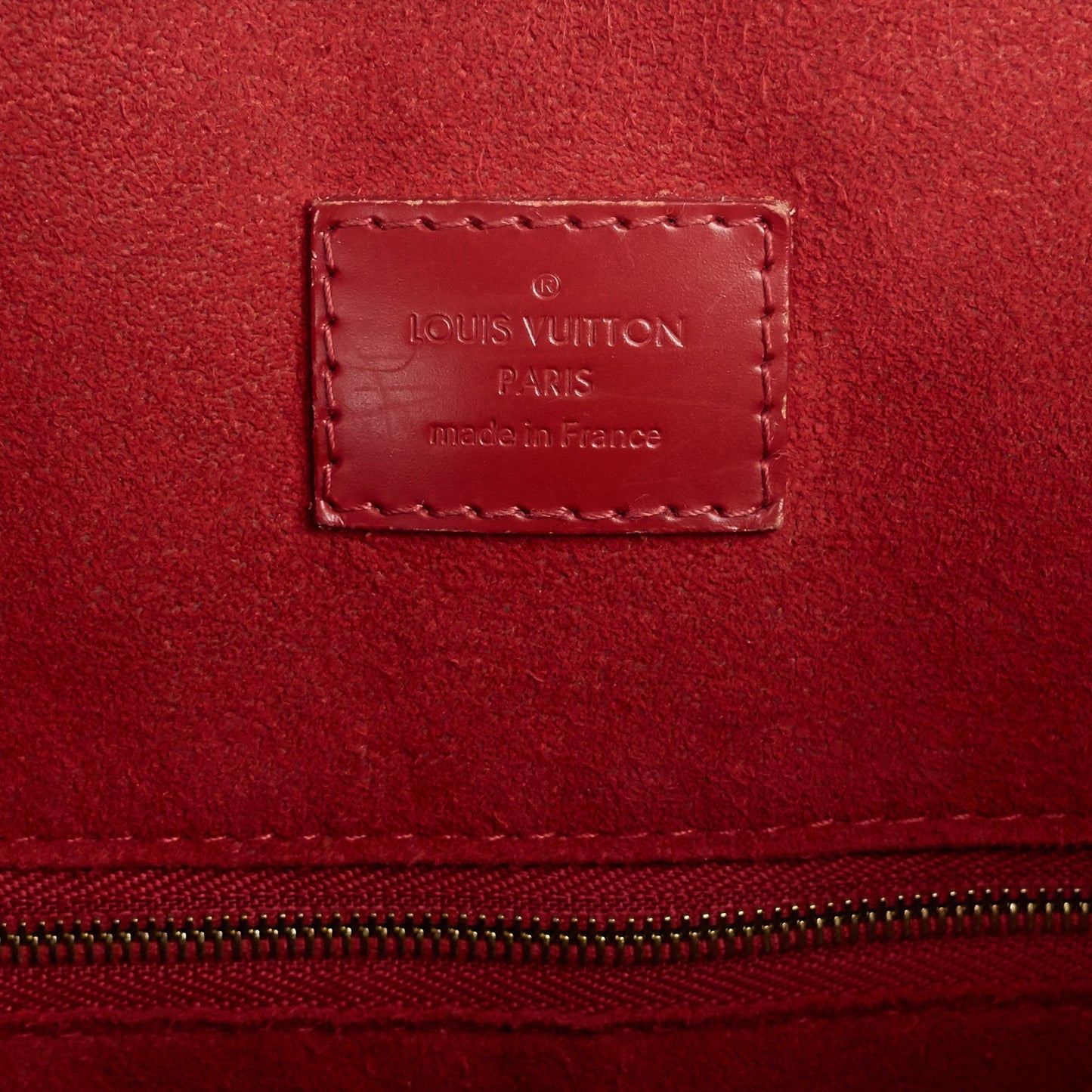 Louis Vuitto Caissa Damier Ebene Canvas Tote Bag