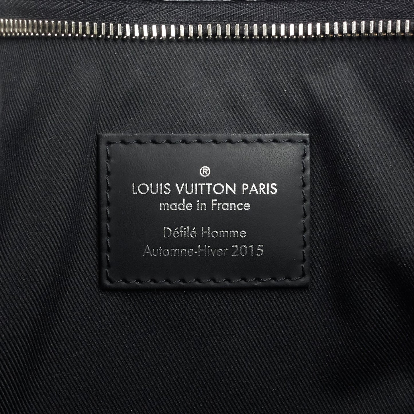 Louis Vuitto Pochette Voyage Rope Damier Graphite Canvas Clutch Bag