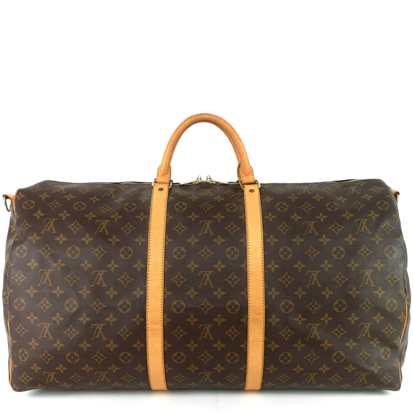 Louis Vuitto Keepall 60 Bandouliere Monogram Canvas Bag