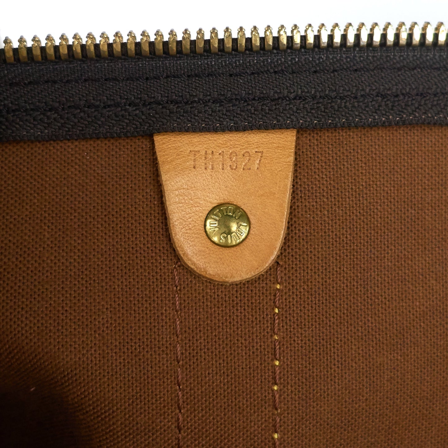 Louis Vuitto Keepall 50 BandouliÃ¨re Monogram Canvas Bag