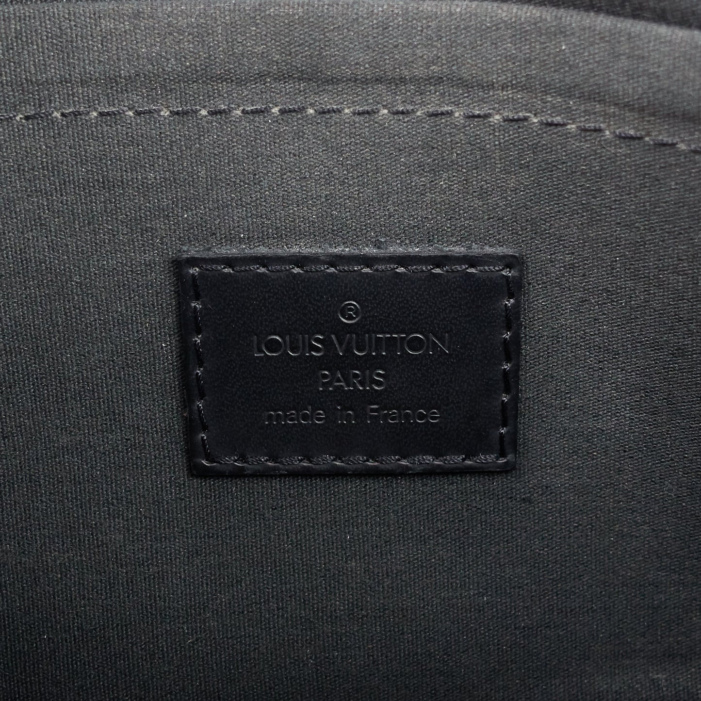 Louis Vuitto Dhanura Black Epi Leather Handbag