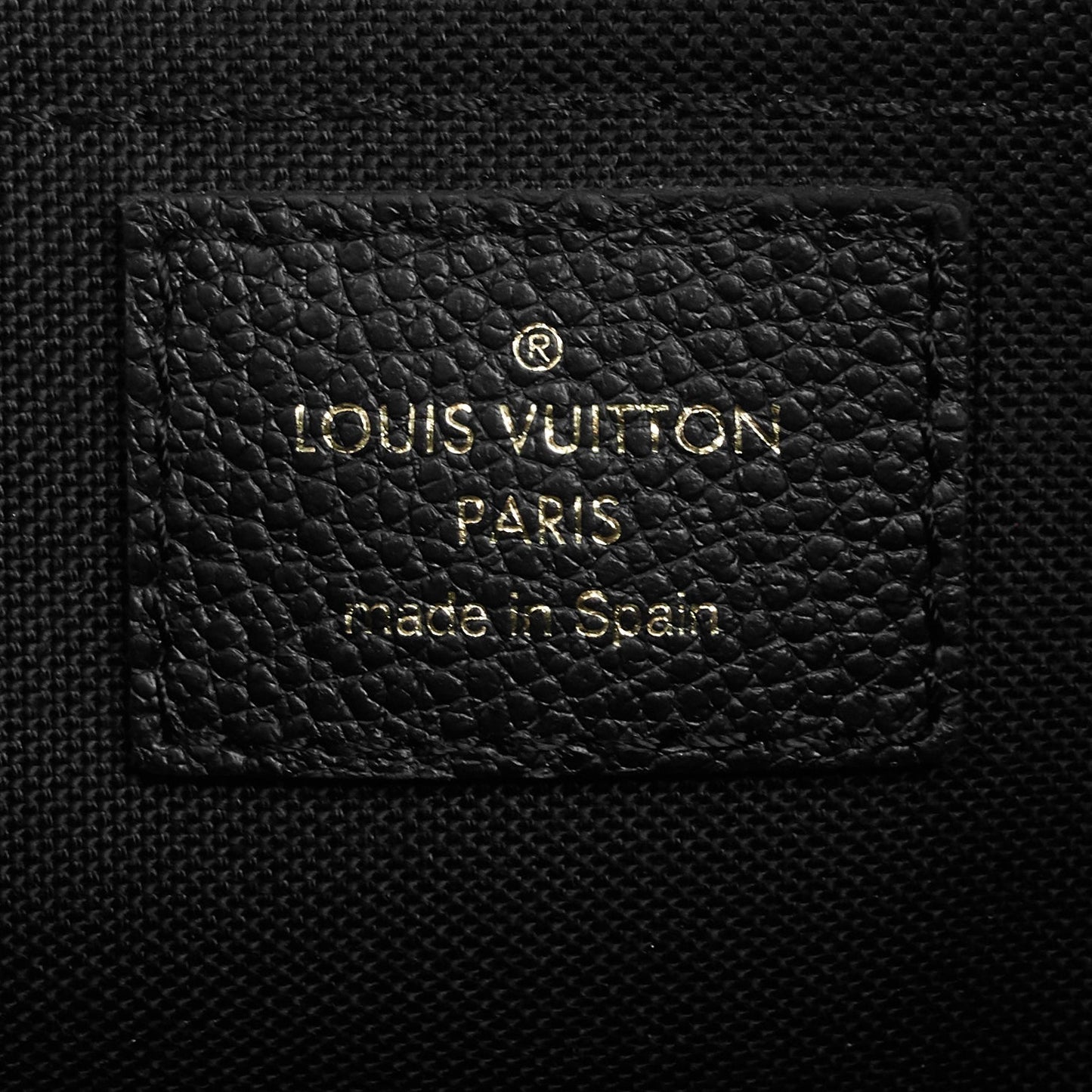 Louis Vuitto Pallas Monogram Canvas Clutch Bag