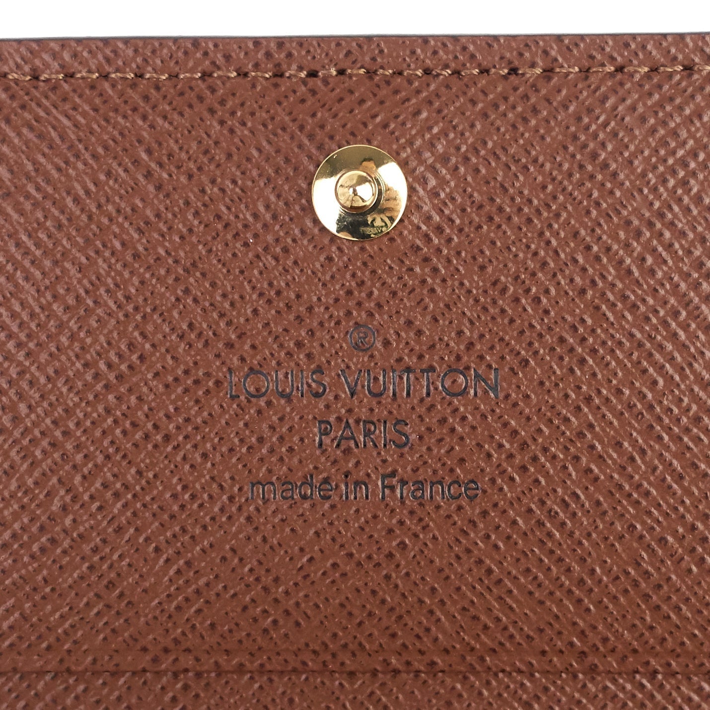 Louis Vuitto Envelope Business Monogram Canvas Card Holder