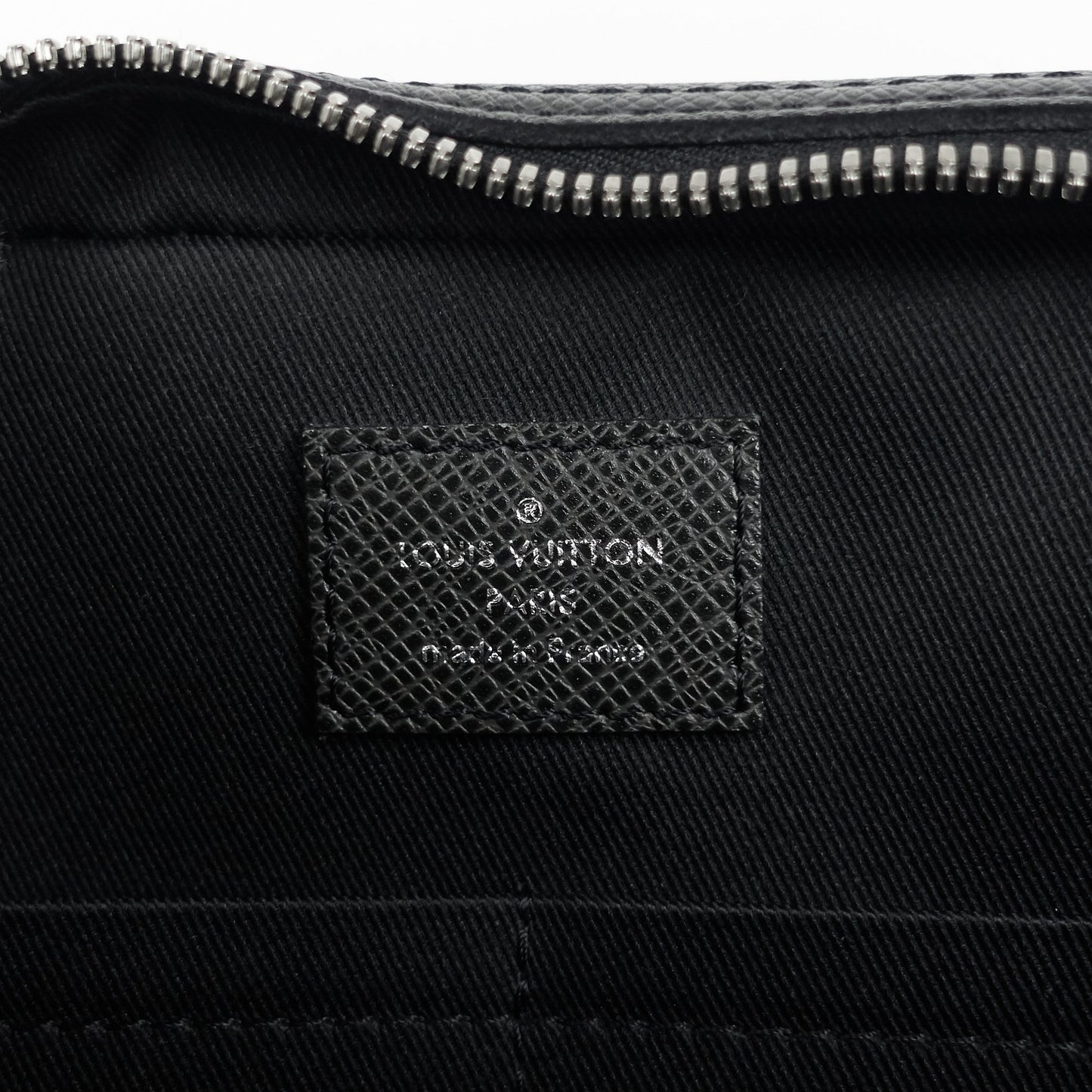 Louis Vuitto Porte-Document Voyage Ardoise Leather Briefcase Bag