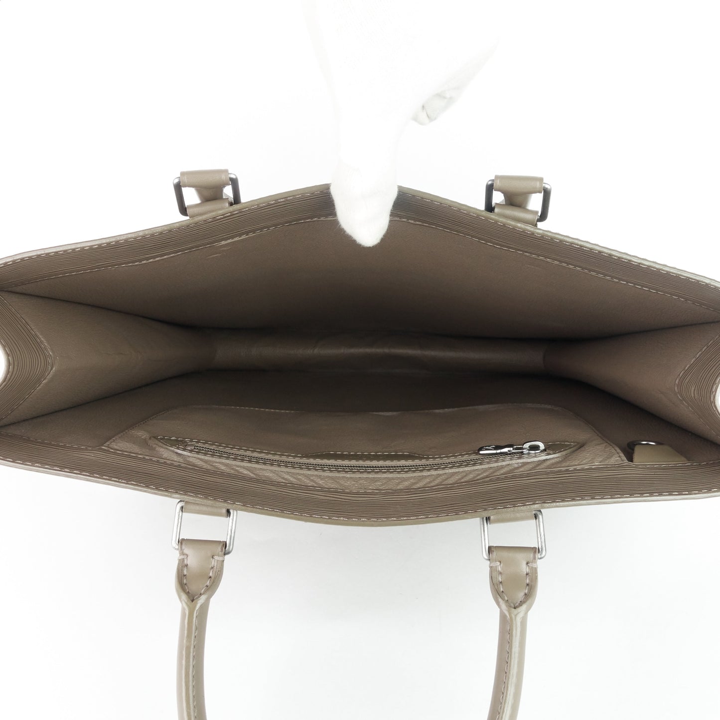Louis Vuitto Sac Plat GM Brown Epi Leather Bag