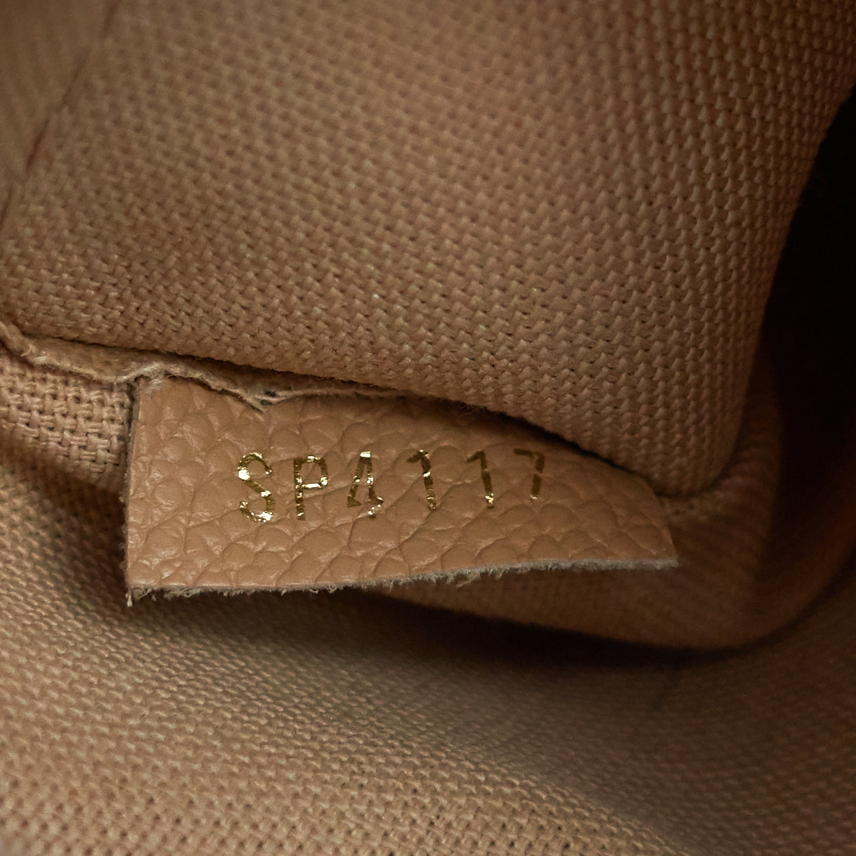 Louis Vuitto Vosges MM Monogram Empreinte Leather Bag