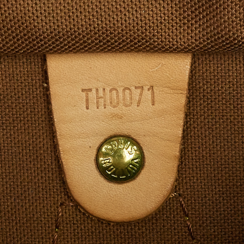 Louis Vuitto Speedy 30 Monogram Canvas Bag