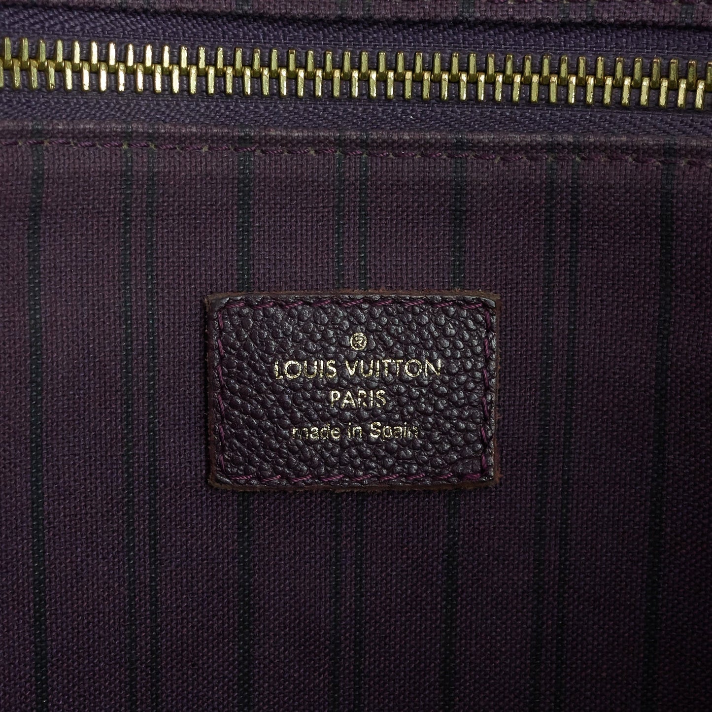 Louis Vuitto Citadine Monogram Empreinte Leather Tote Bag