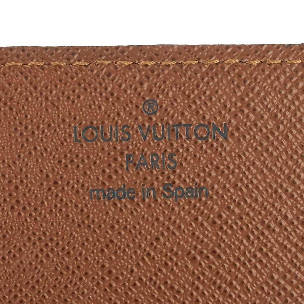 Louis Vuitto Business Card Monogram Canvas Holder