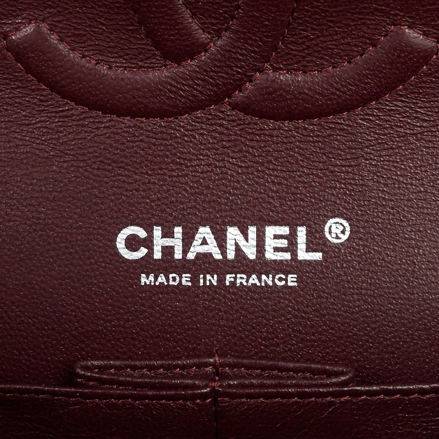 Chanel Double Flap Quilted Caviar Leather Bag