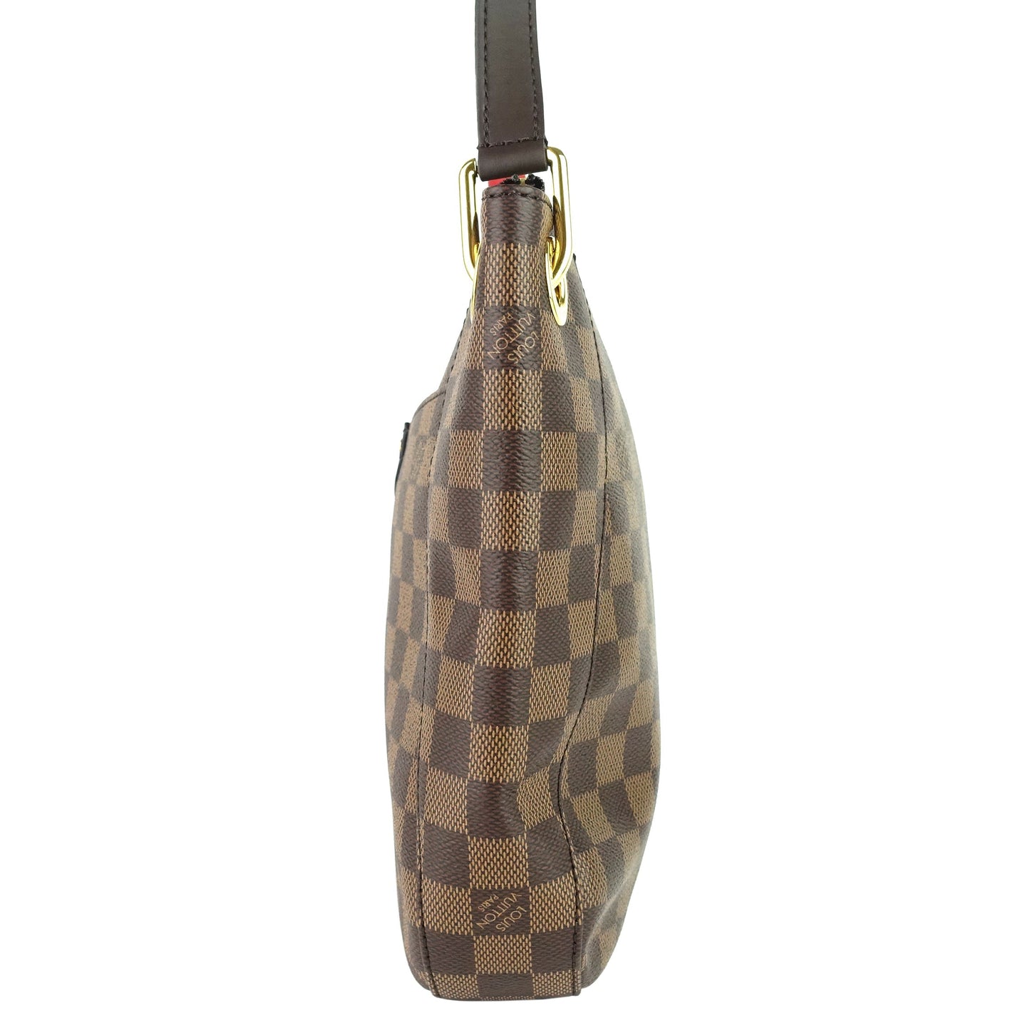 Louis Vuitto South Bank Besace Damier Ebene Canvas Bag