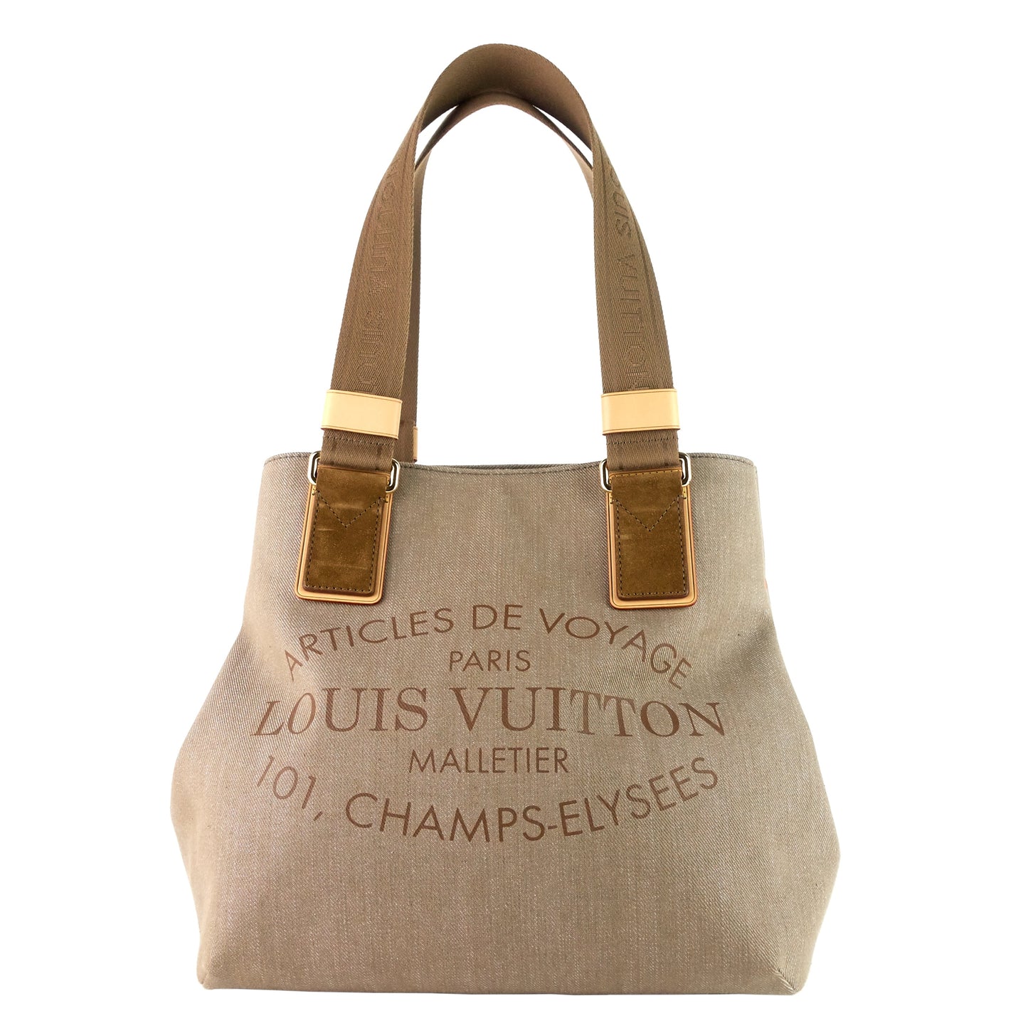Louis Vuitto Plein Soleil Limited Edition Denim Tote Bag