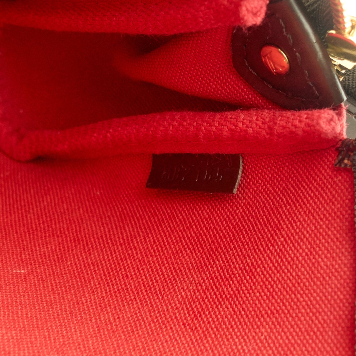 Louis Vuitto Eva Damier Ebene Crossbody Bag
