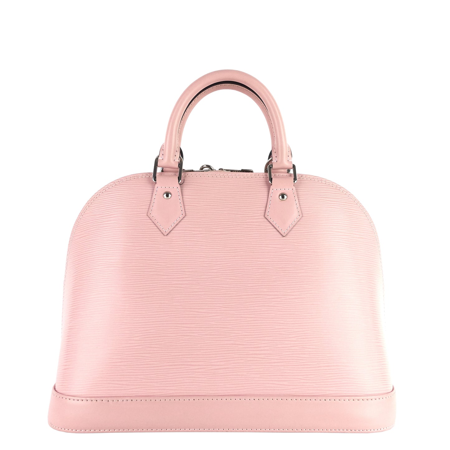 Louis Vuitto Alma PM Pink Epi Leather Bag with Charms