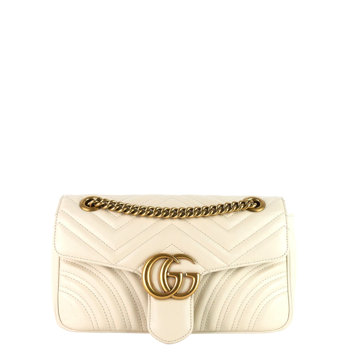 Gucci GG Marmont Small Leather Flap Bag