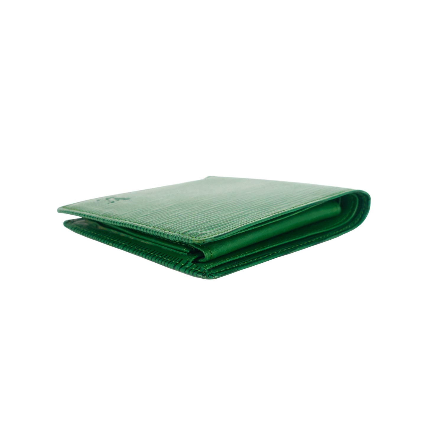 Louis Vuitto Marco Green Epi Leather Bifold Wallet