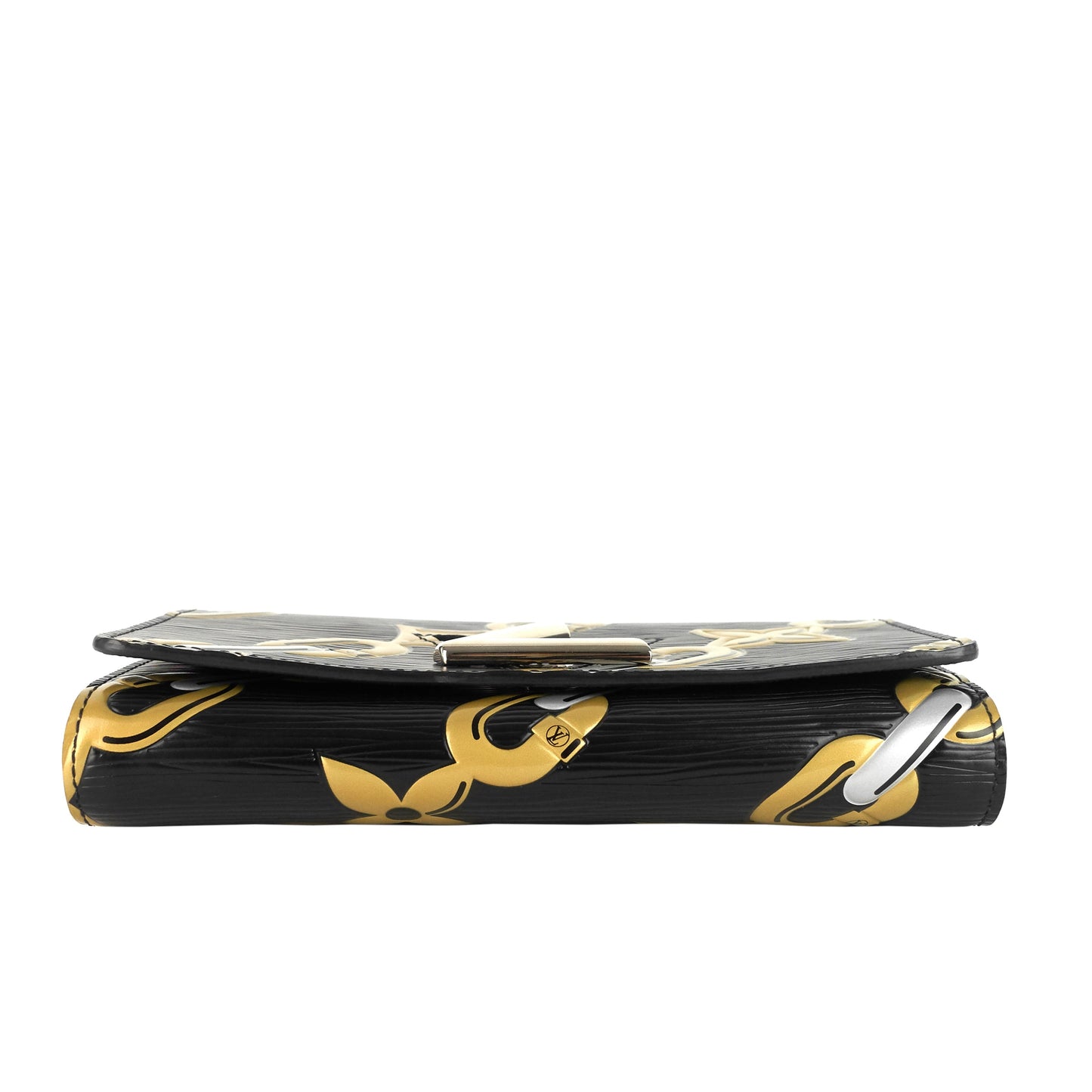 Louis Vuitto Chain Flower Print Twist Epi Leather Wallet on Chain Bag