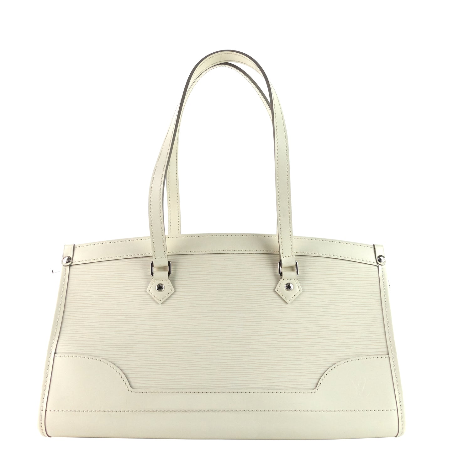 Louis Vuitto Madelaine White Epi Leather Handbag