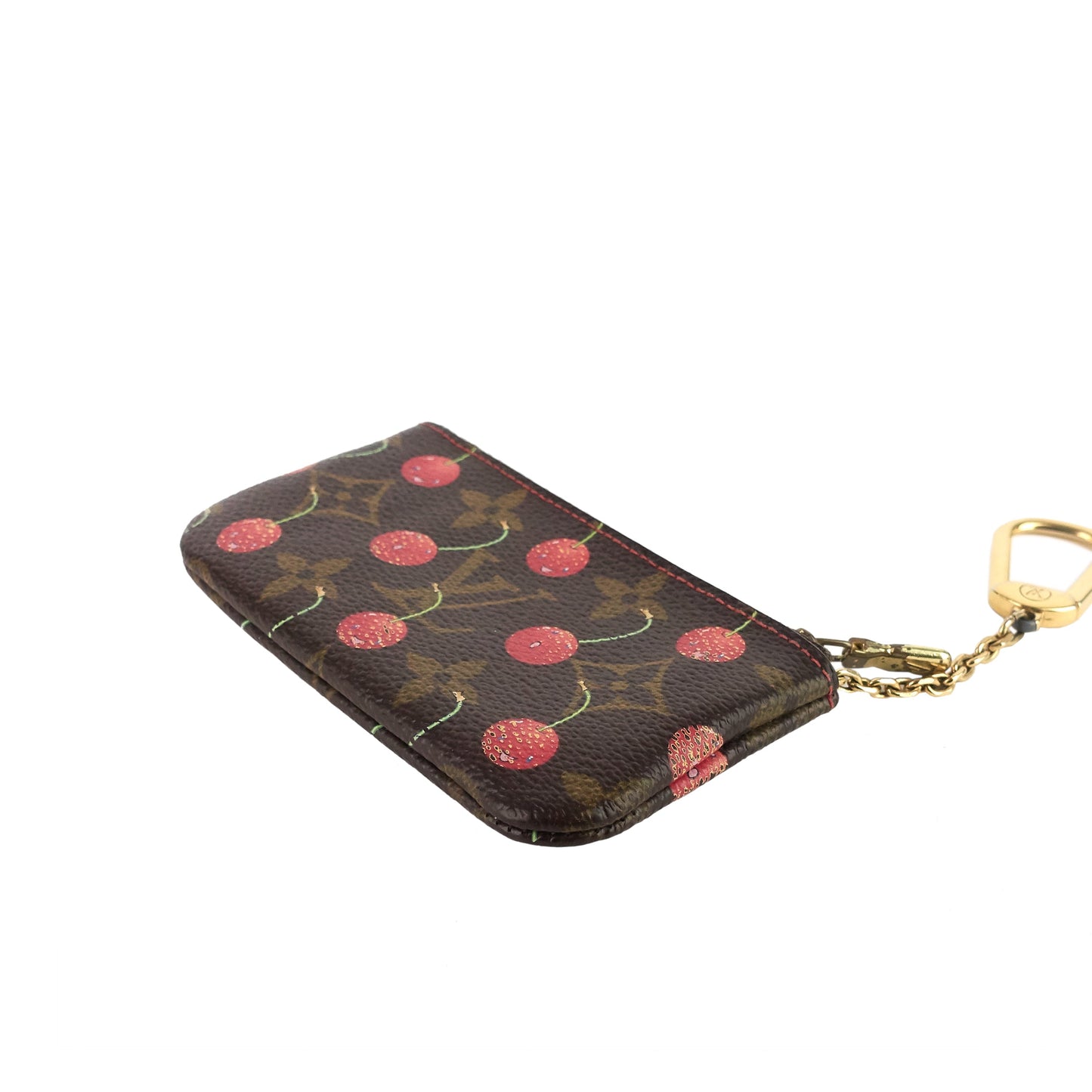 Louis Vuitto Cerises Monogram Canvas Key Pouch
