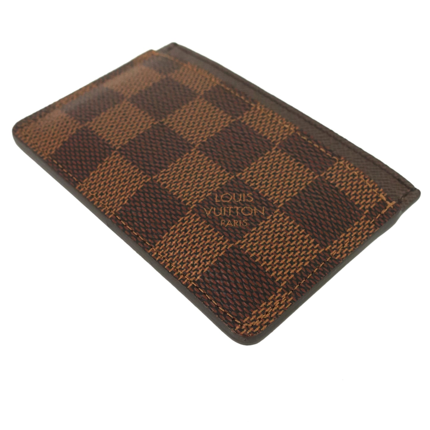 Louis Vuitto Damier Ebene Canvas Card Holder