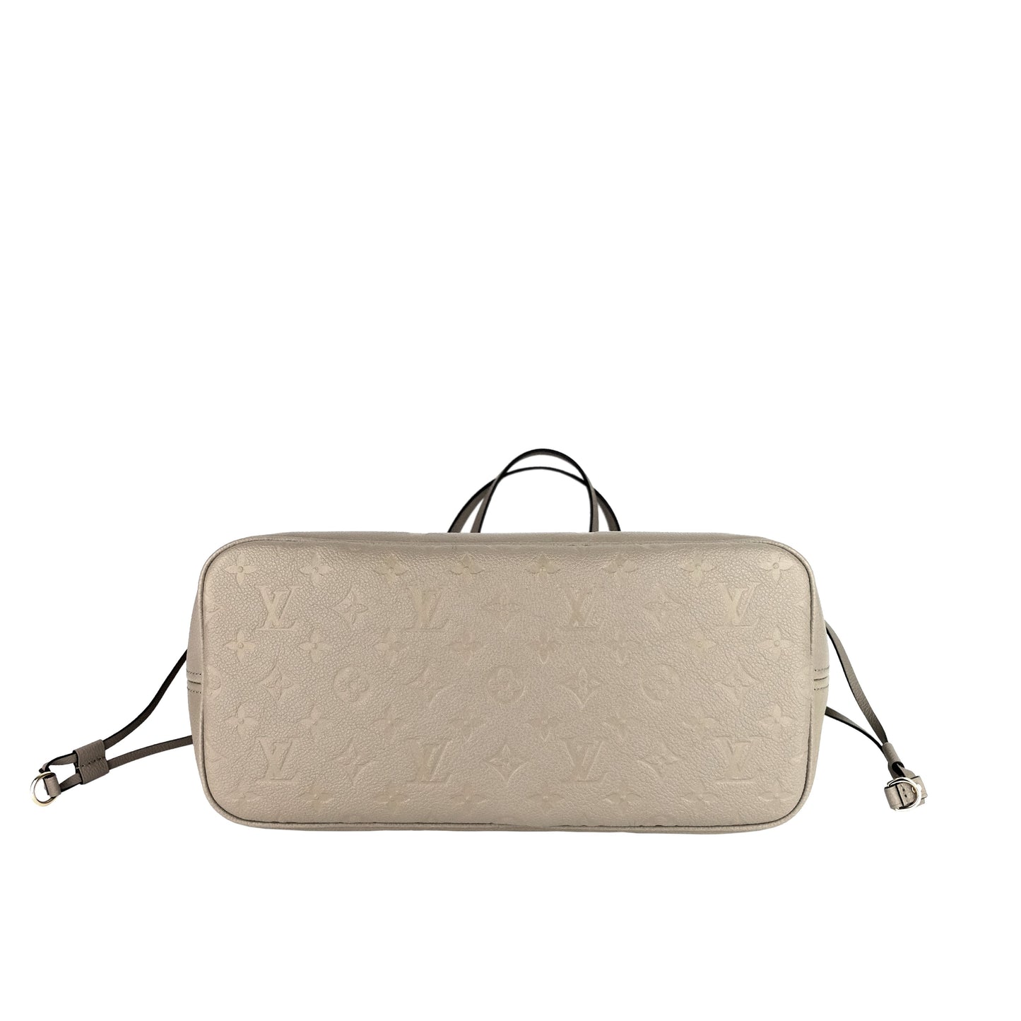 Louis Vuitto Neverfull MM Monogram Empreinte Leather Giant Bag with Pouch