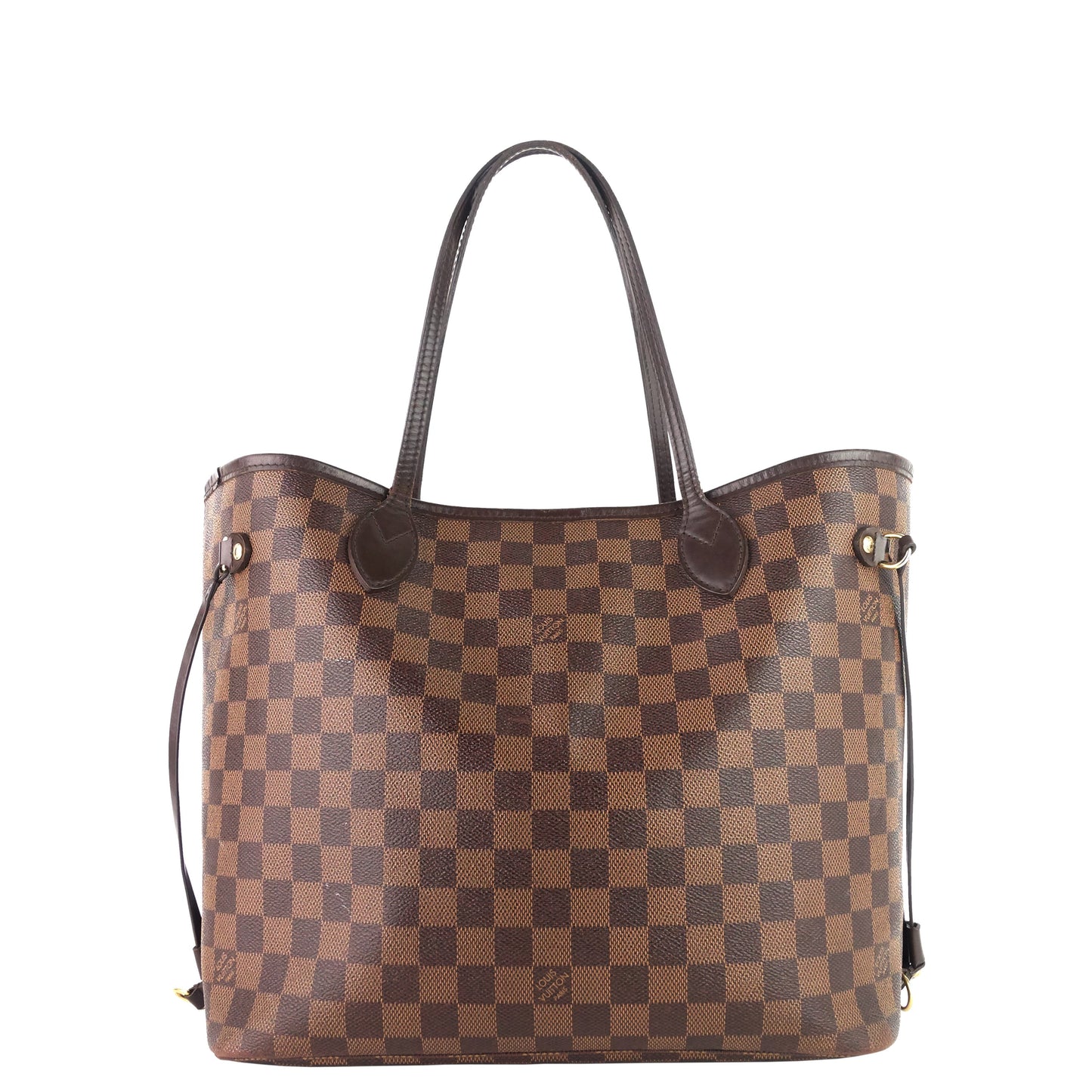 Louis Vuitto Neverfull MM Damier Ebene Canvas Bag
