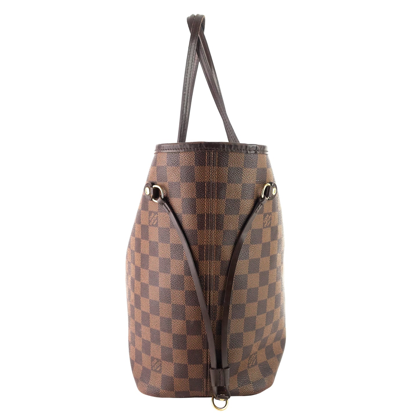 Louis Vuitto Neverfull MM Damier Ebene Canvas Bag