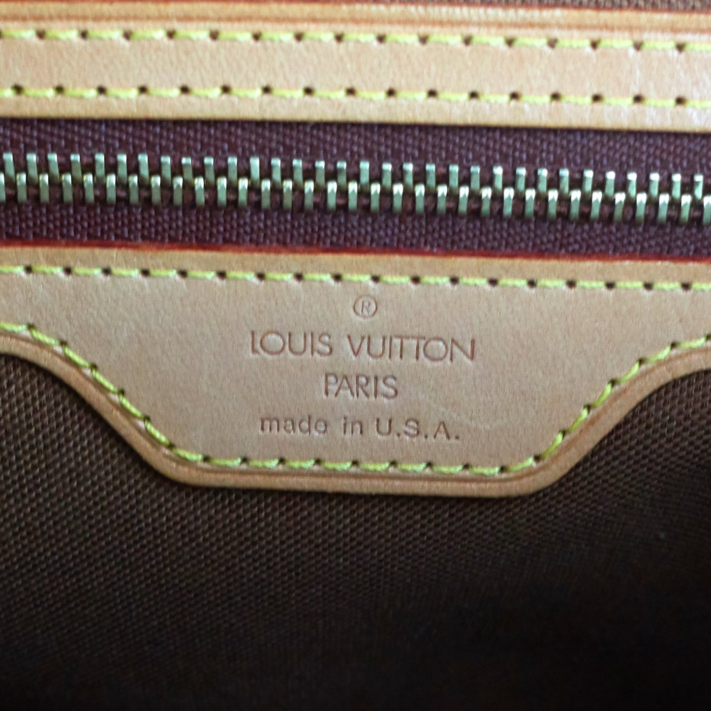 Louis Vuitto Cabas Piano Monogram Canvas Bag