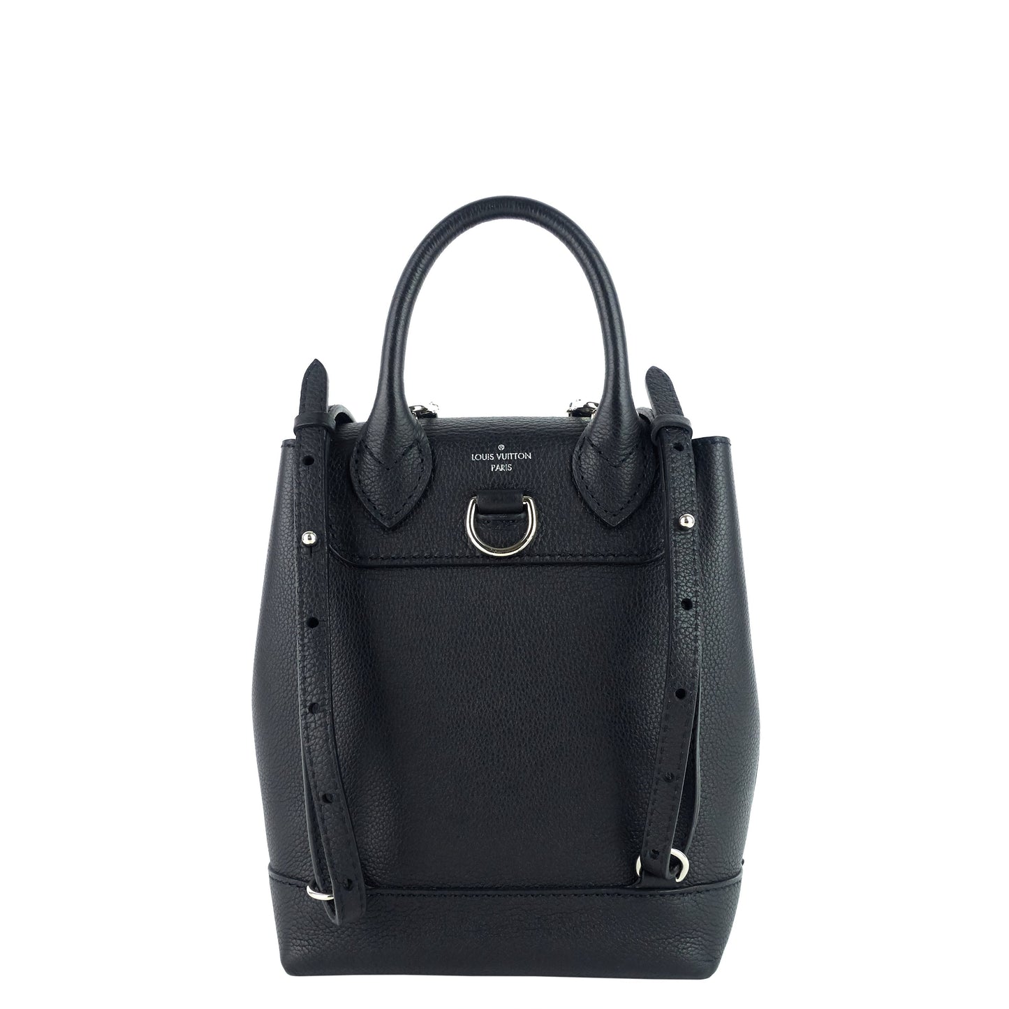 Louis Vuitto LockMe Mini Calfskin Leather Backpack Bag