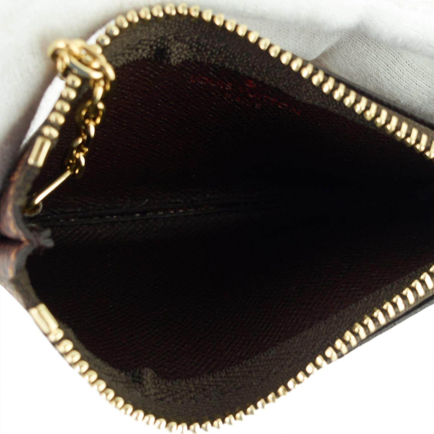 Louis Vuitto Damier Ebene Canvas Key Pouch