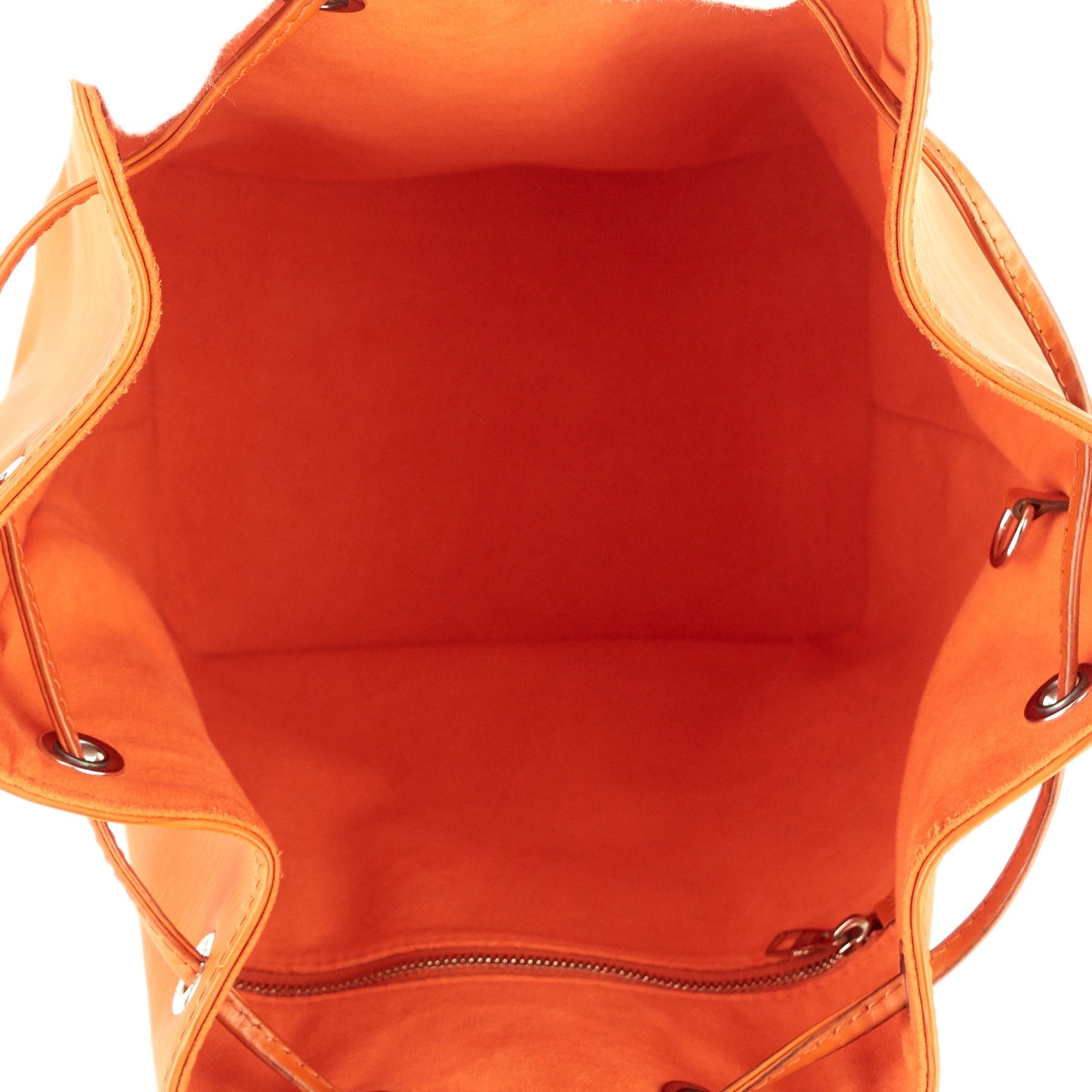 Louis Vuitto NoÃ© Large Orange Epi Leather Bag