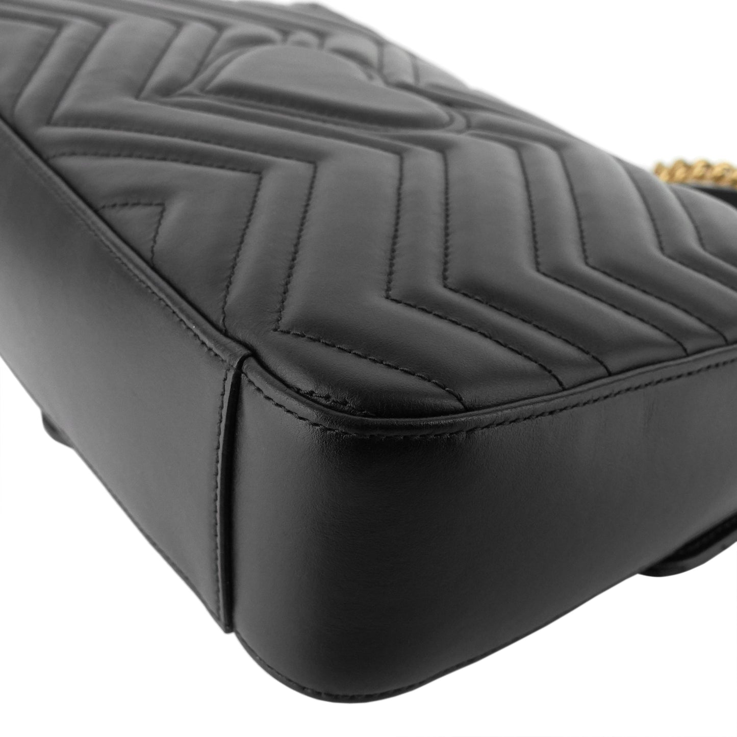 Gucci GG Marmont Medium Insects MatelassÃ© Leather Bag