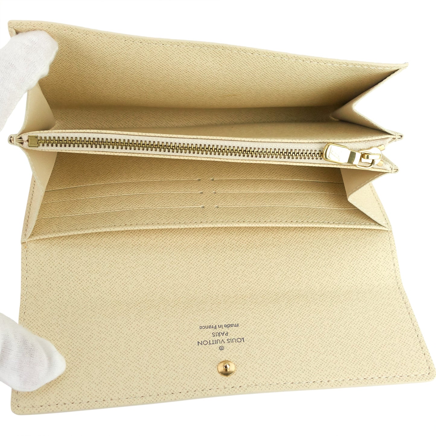 Louis Vuitto Sarah Damier Azure Canvas Wallet