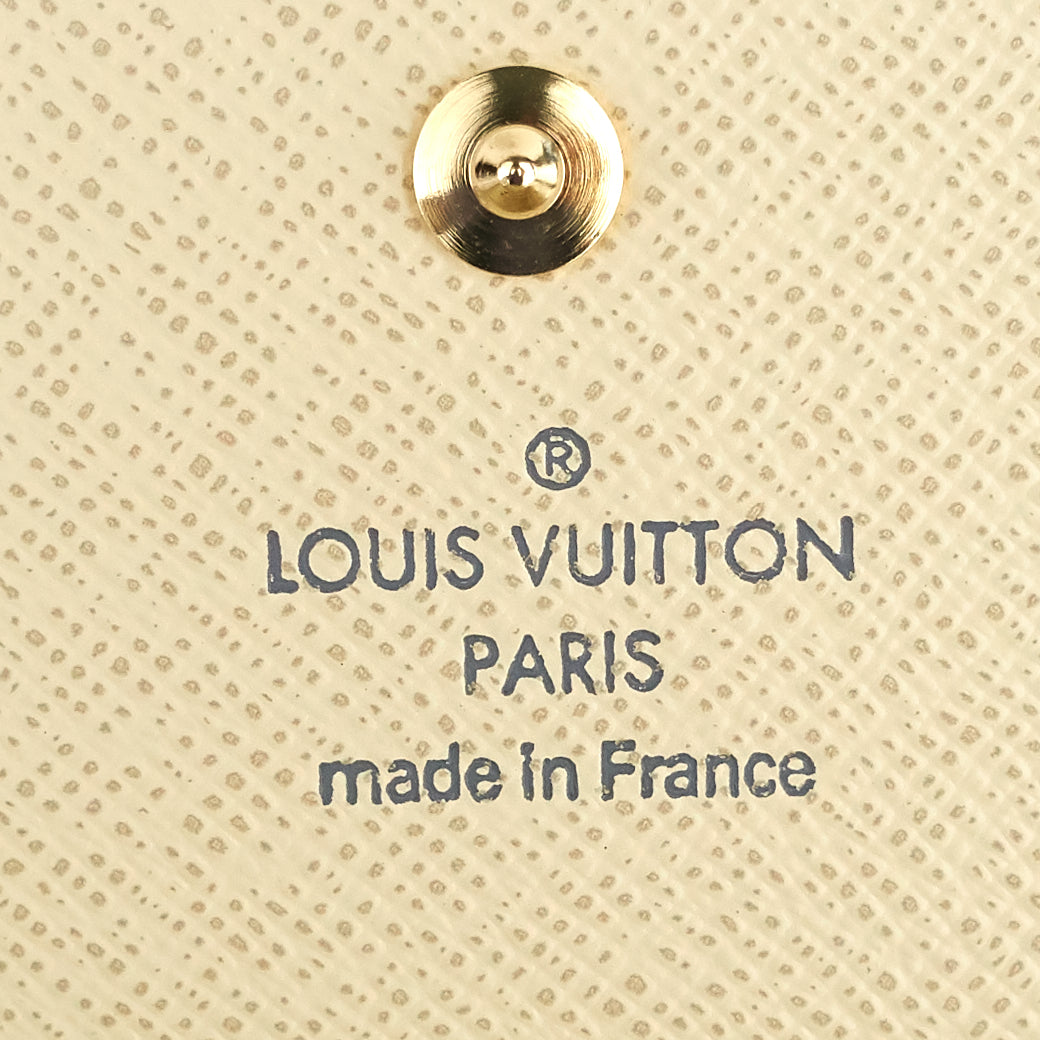 Louis Vuitto Sarah Damier Azure Canvas Wallet