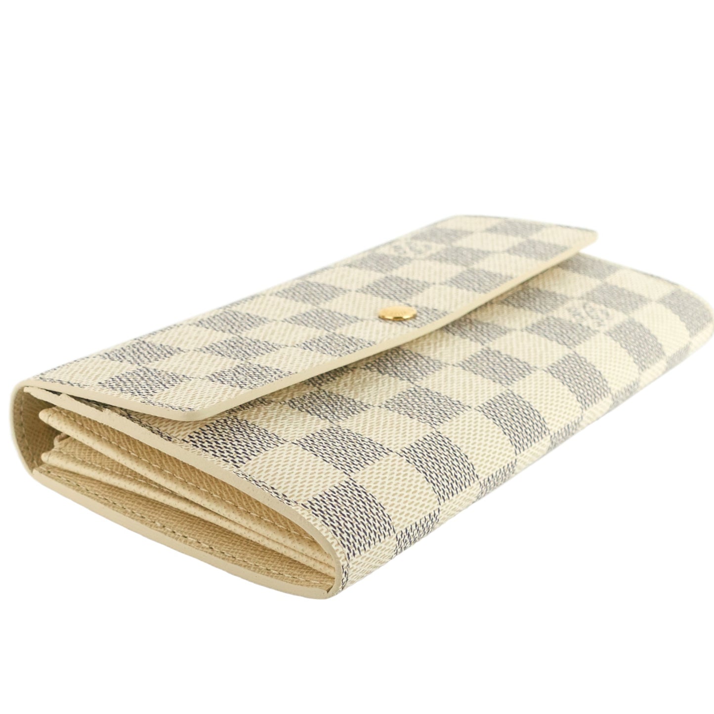 Louis Vuitto Sarah Damier Azure Canvas Wallet