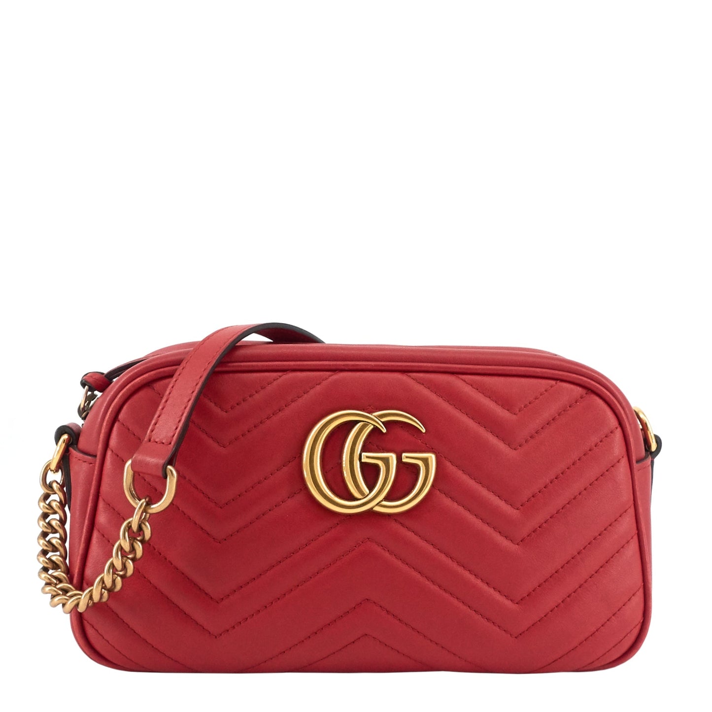 Gucci GG Marmont Small MatelassÃ© Calfskin Shoulder Bag
