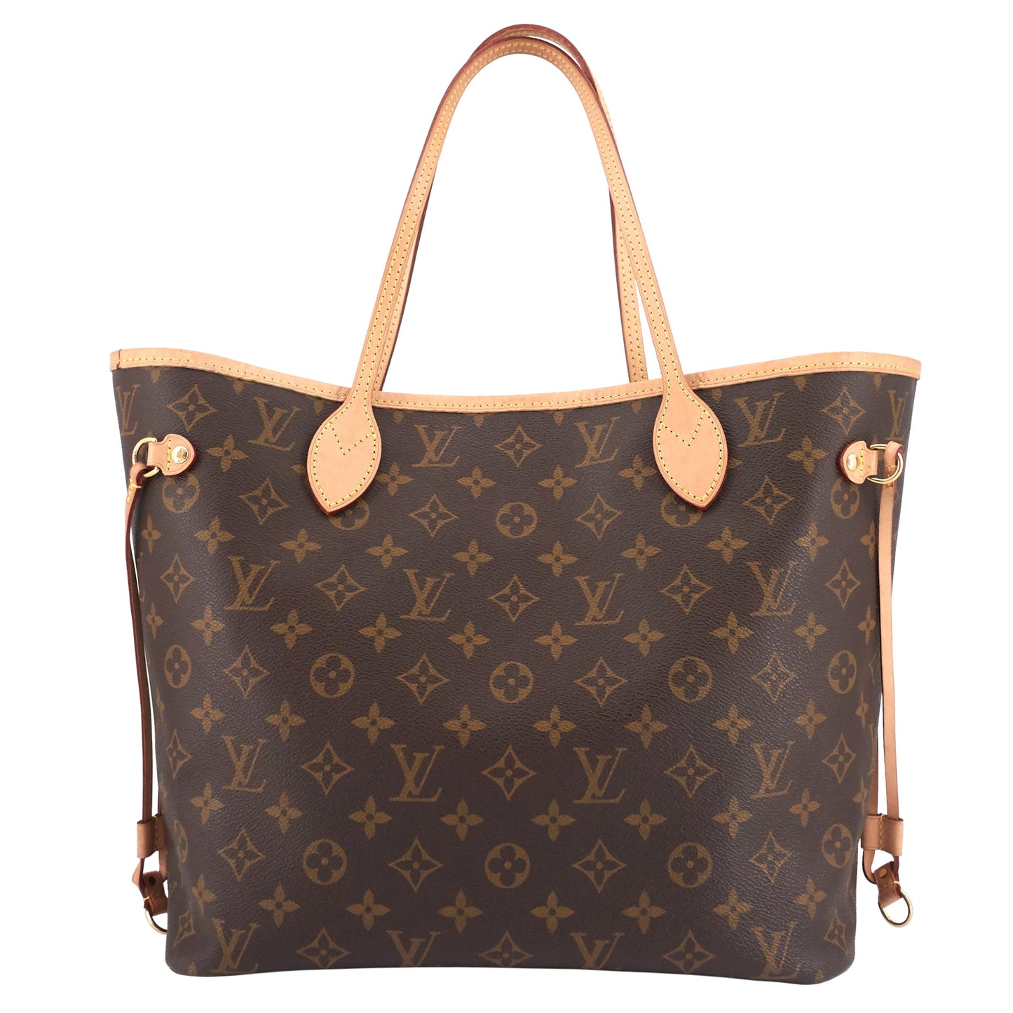 Louis Vuitto Neverfull MM Monogram Canvas Tote Bag with Pochette