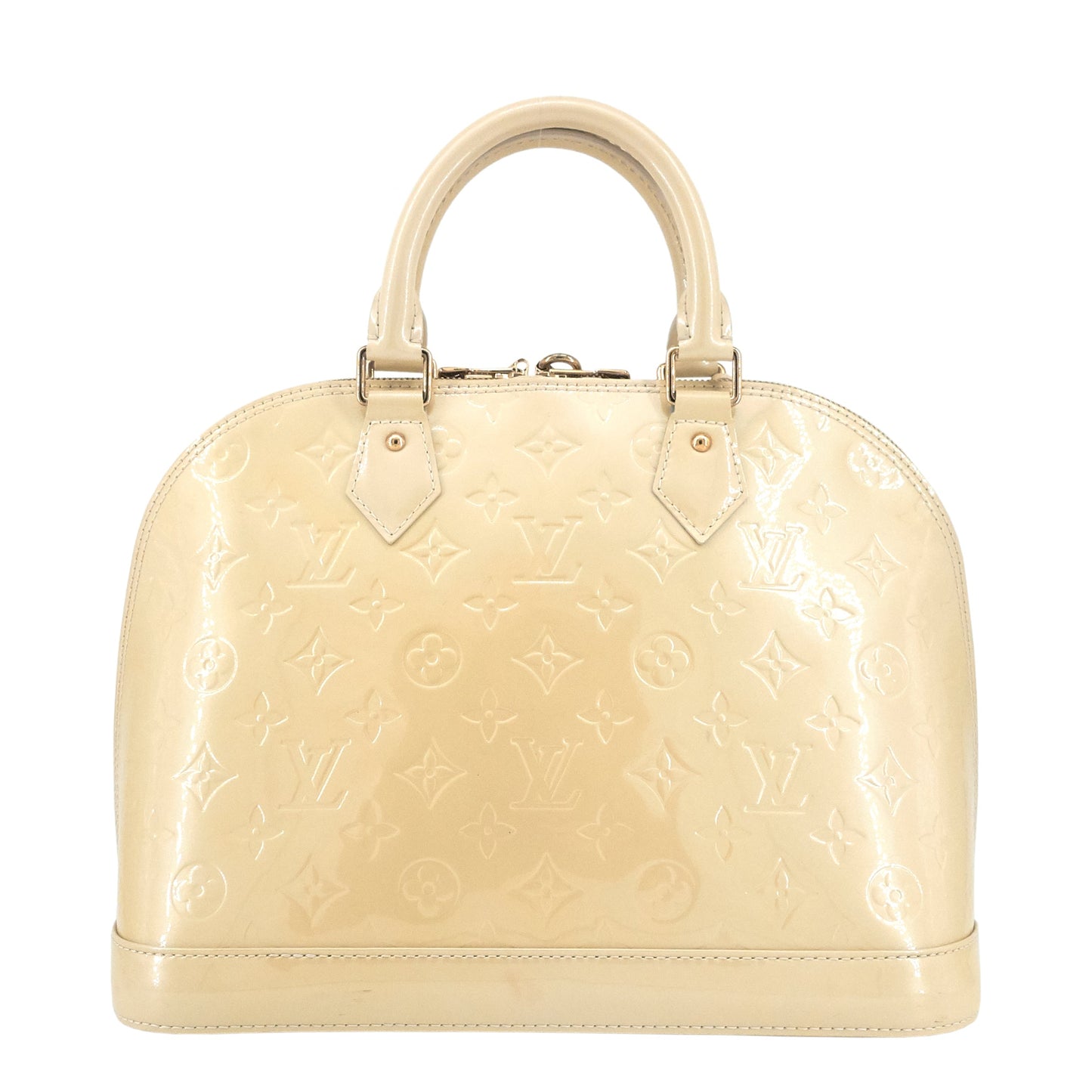 Louis Vuitto Alma PM Monogram Vernis Leather Handbag
