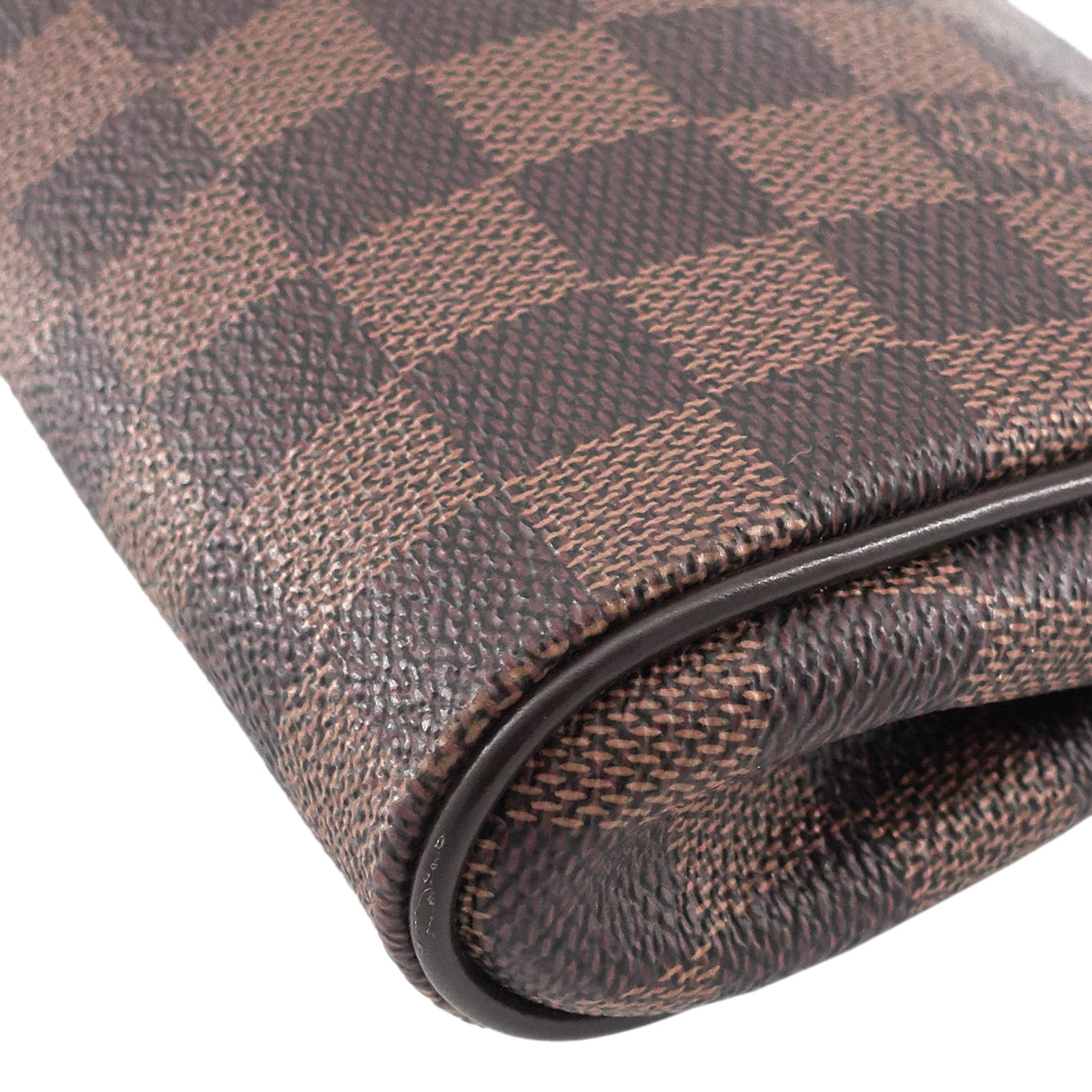 Louis Vuitto Eva Damier Ebene Canvas Crossbody Bag