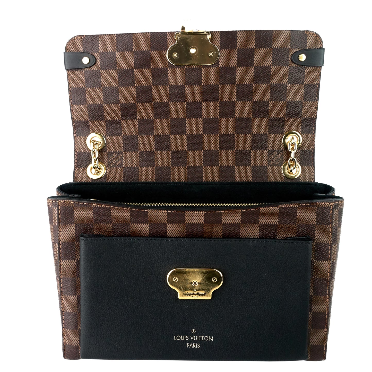 Louis Vuitto Vavin PM Damier Ebene Canvas Bag