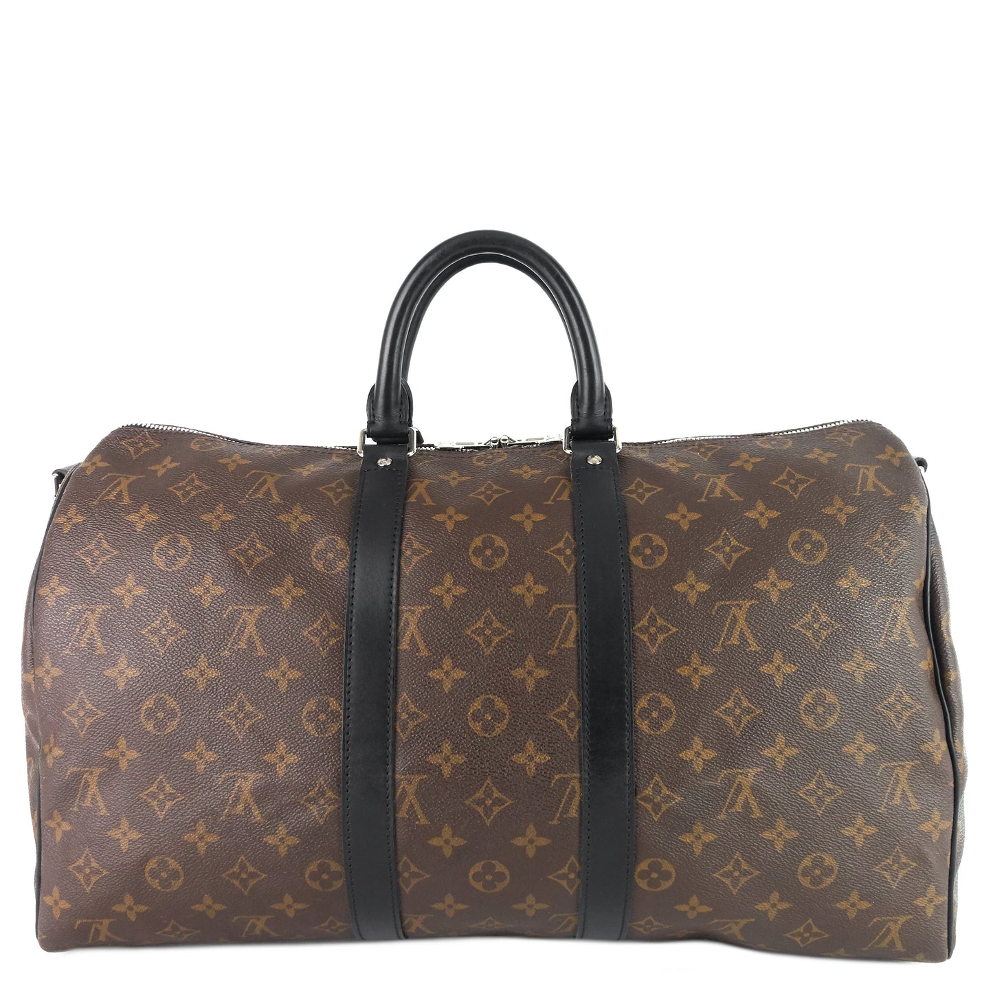 Louis Vuitto Keepall 45 BandouliÃ¨re Macassar Monogram Canvas Bag